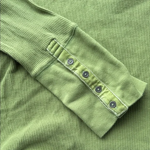 Olive Green Long Sleeve Women's Top - Picture 5 of 5